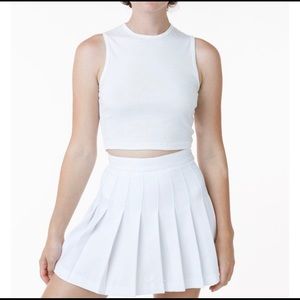 Los Angeles Apparel Mini Pleated Tennis Skirt